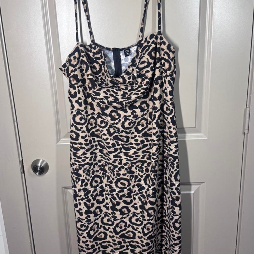 SHEIN Curve Leopard Print Dress 4x